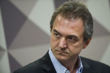 Brasília - O empresário Joesley Batista durante depoimento na Comissão Parlamentar Mista de Inquérito da JBS (Marcelo Camargo/Agência Brasil)