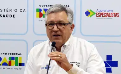 Brasília (DF), 23/07/2025 - O ministro da Saúde, Alexandre Padilha, fala durante anúncio de novas medidas para expandir o provimento e a formação de médicos especialistas para atuação em áreas em que há escassez de atendimento no Sistema Único de Saúde (SUS). Foto: Antonio Cruz/Agência Brasil