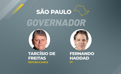 Candidatos a governador que disputam o segundo turno em São Paulo.