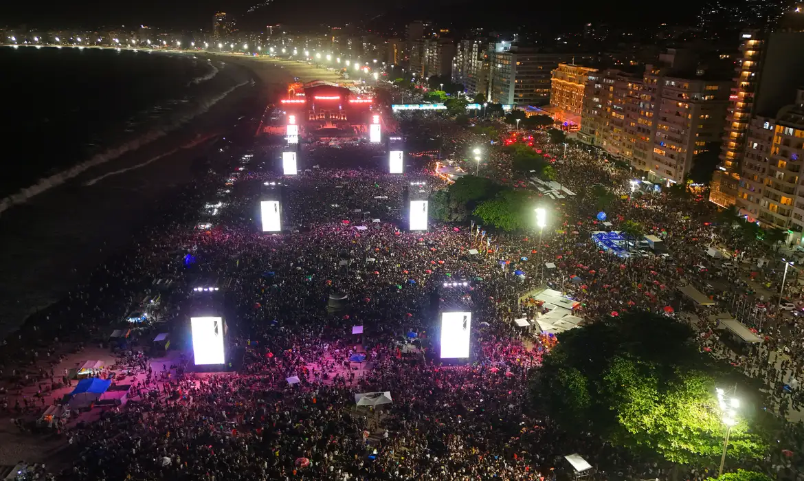 Show de Lady Gaga leva 2,1 milhões de pessoas para Copacabana | Agência Brasil