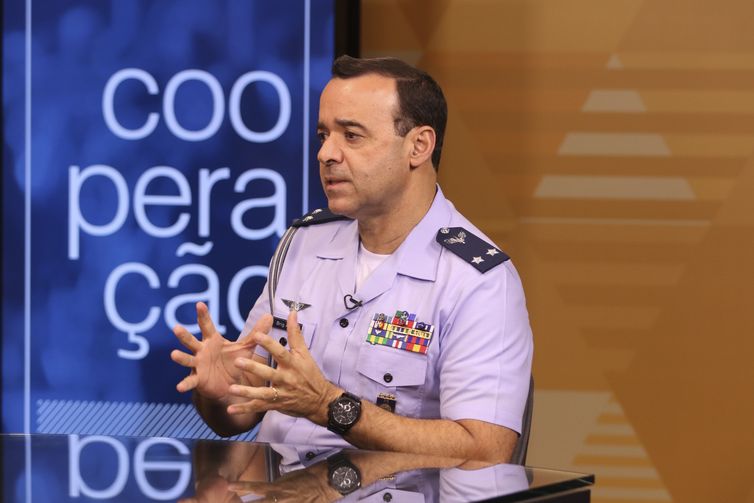 Brasília - O secretario de Defesa e segurança nacional do gabinete de segurança institucional,Brigadeiro do Ar, Ary Soares Mesquita