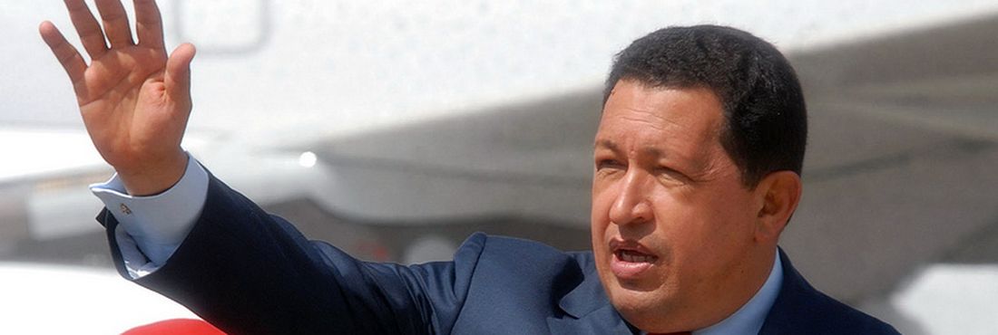 O presidente da Venezuela, Hugo Chávez, reeleito para o terceiro mandato
