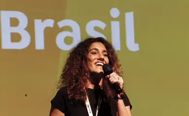 São Paulo (SP), 24/10/2024 - Apresentação do acordo com a Ancine para liberação de filmes nacionais para a TV Brasil, com participação de Jean (pres. EBC), Antonia Pellegrino ( dir.Programação e Conteúdo da EBC) e Alex Braga (Ancine) . Foto: Paulo Pinto/Agência Brasil