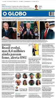 Capa do Jornal O Globo Edição 2024-07-25