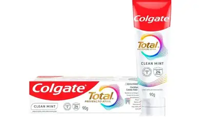 Brasília (DF), 30/04/2025 - Creme dental Colgate Total Clean Mint. Foto: Colgate/Divulgação