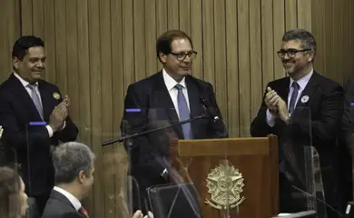 Cerimônia de posse do novo corregedor nacional de Justiça, Luís Felipe Salomão, na sede do CNJ.