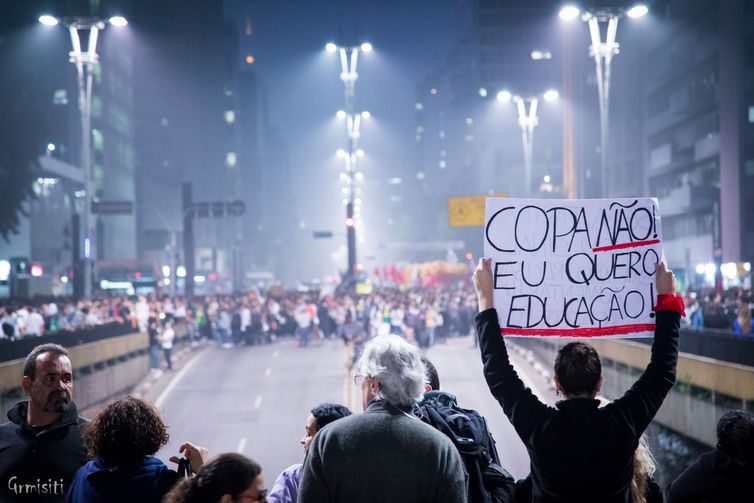 Gianluca Ramalho Misiti/Flickr 02/06/2023 - São Paulo - Foto do Protesto - Movimento Passe Livre feito em 20.06.2013. Foto: Gianluca Ramalho Misiti/Flickr