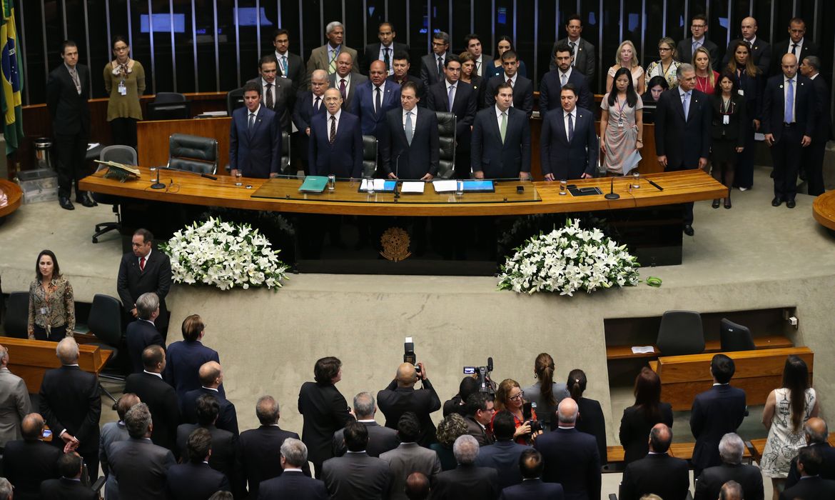 Brasília - Solenidade de abertura do Ano Legislativo do Congresso Nacional, com a presença do ministro da Casa Civil, Eliseu Padilha (Fábio rodrigues Pozzebom/Agência Brasil)