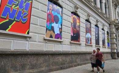 Rio de Janeiro (RJ), 29/09/2023 - Exposição “FUNK: Um grito de ousadia e liberdade”, no Museu de Arte do Rio (MAR), região portuária da cidade. Foto:Tânia Rêgo/Agência Brasil