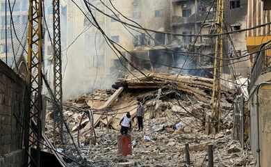 Local atacado por Israel em Beirute
 24/10/2024   REUTERS/Ahmad Al-Kerdi