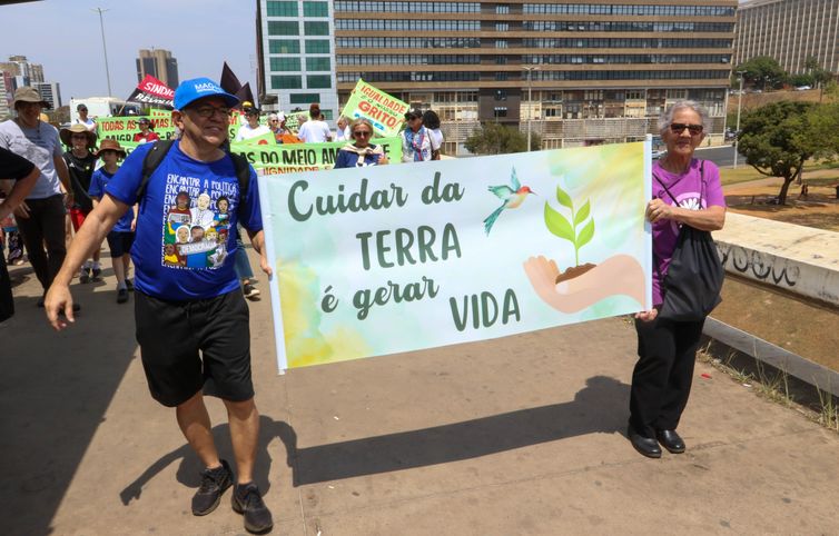 Wilson Dias/Agência Brasil Brasília (DF), 07.09.2024 - Grito dos Excluidos:
