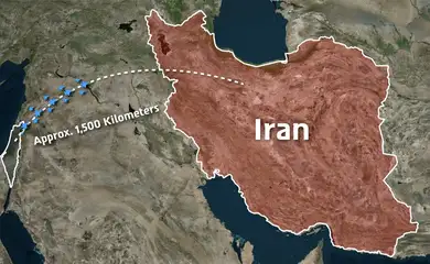 Irã, 21/06/2025 - Ataque à instalação nuclear do Irã. Foto: Forças de Defesa de Israel/Divulgação