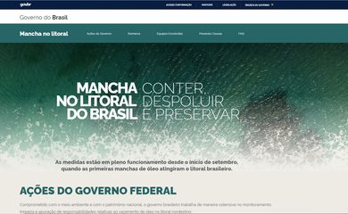 site Manchas no litoral.