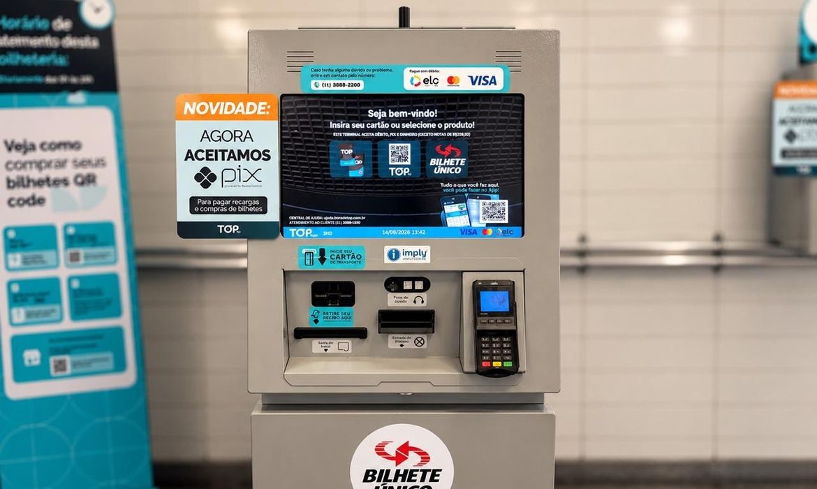 Metrô SP/ Divulgação 21/10/2026 - São Paulo - Passagens do Metrô poderão ser pagas com Pix nas estações . Foto: Metrô SP/ Divulgação