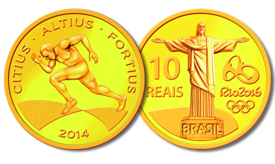 BC lança amanhã moedas comemorativas dos Jogos Olímpicos de 2016