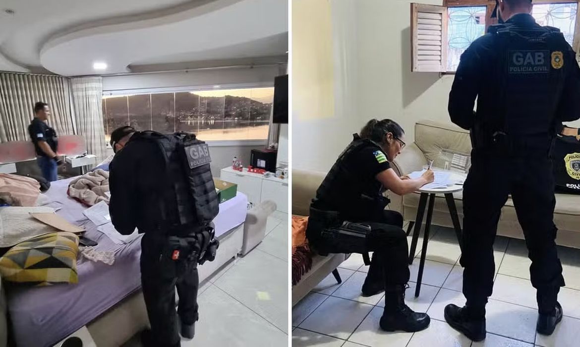 Goiás 09/04/2025 - Operação “Jogada Marcada” da Polícia Civil de Goiás mira grupo suspeito de manipular resultados de jogos de futebol em seis estados. Foto: Polícia Civil/Divulgação