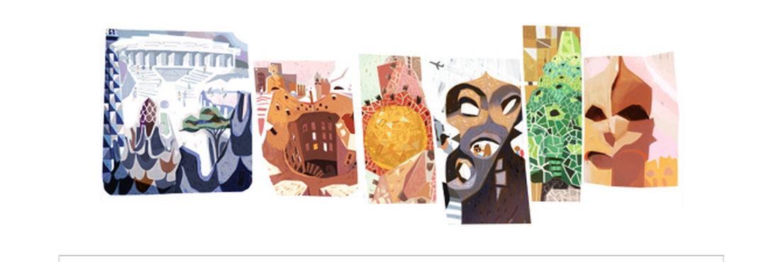 Doodle: Antoni Gaudí ganha homenagem do Google pelo 161º aniversário