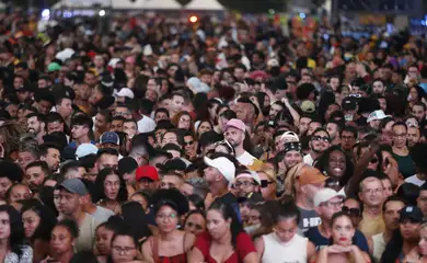 São Paulo (SP) 18/05/2024 - Virada Cultural do Pertencimento 2024, com show de Léo Santana  no Vale do Anhangabau.

Foto: Paulo Pinto/Agencia Brasil