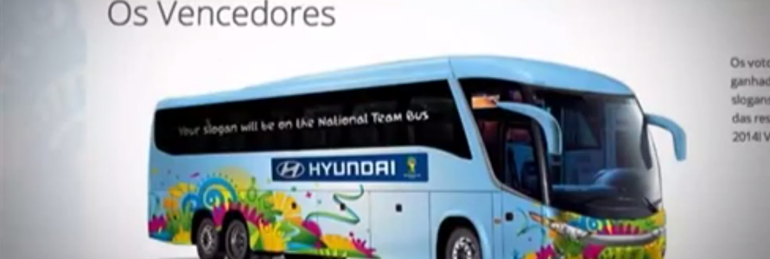 Fifa divulga slogans dos ônibus das seleções na Copa do Mundo de 2014