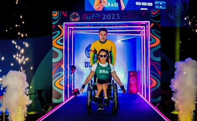 Dubai 25/08/2023 - Atleta mais jovem da Seleção de halterofilismo, mineira Lara Lima é bronze no Campeonato Mundial de Duba.
Foto: Comitê Paralímpico Brasileiro