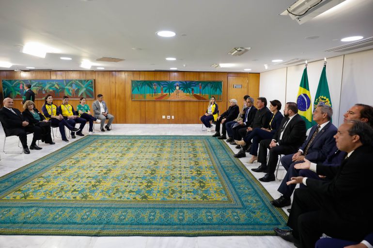 Alan Santos/PR Recepção aos Atletas Medalhistas Brasileiros da Surdolimpíadas.