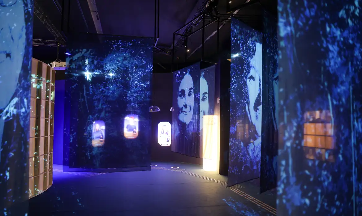 Rio de Janeiro (RJ), 17/12/2024 - Exposição Sonhos: história, ciência e utopia, no Museu do Amanhã, na zona portuária do Rio de Janeiro. Foto: Tomaz Silva/Agência Brasil