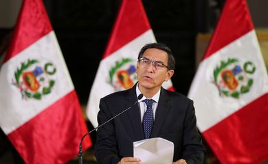 Presidente Vizcarra anuncia a dissolução  do Congresso peruano nesta segunda (1)