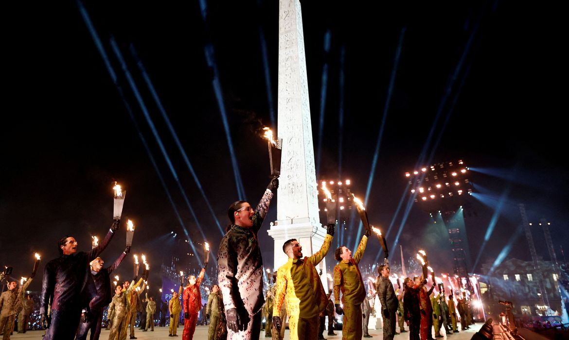 Cerimônia de abertura dos Jogos Paralímpicos de Paris, na Place de la Concorde
28/08/2024
Pool via REUTERS/Gonzalo Fuentes