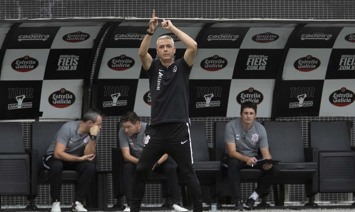 Tiago Nunes, técnico do Corinthians