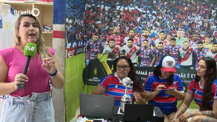 Reportagem TV Ceará, Fortaleza, final Copa Sul-Americana