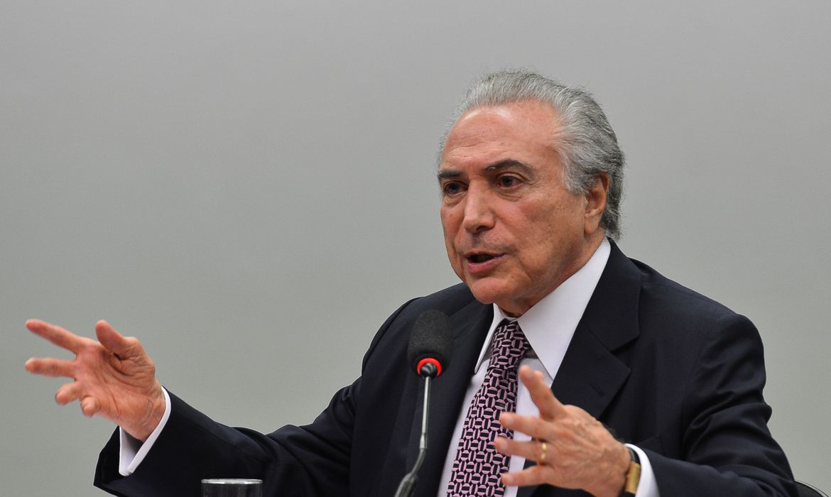 O vice-presidente da República, Michel Temer, é o convidado da Comissão Especial sobre a Reforma Política, para falar sobre o tema (Antonio Cruz/Agência Brasil)