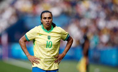 Marta em partida do Brasil nos Jogos Olímpicos
28/07/2024
REUTERS/Benoit Tessier