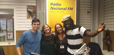 DJ ganês Sankofa no Espaço Arte