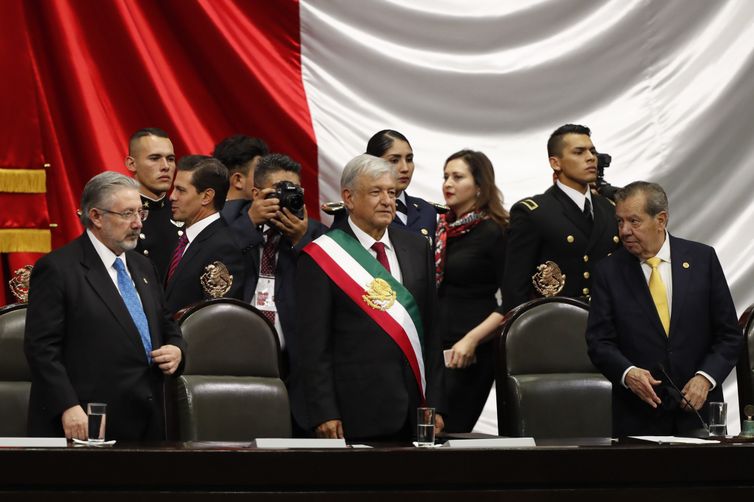 Posse do presidente eleito do México López Obrador