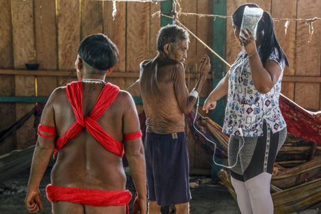  Surucucu (RR), 09/02/2023 - Deslocamento de equipes da Força Nacional do SUS para atendimento em Surucucu, na Terra Indígena Yanomami. Foto: Fernando Frazão/Agência Brasil