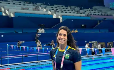 Nadadora Ana Carolina Vieira é expulsa da delegação brasileira de Paris 2024, em 28/07/2024