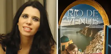 Patrícia de Luna, analista junguiana, com seu livro Rio de Vênus