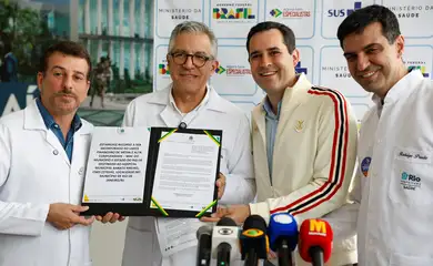 Rio de Janeiro (RJ), 06/11/2025 – O ministro da Saúde, Alexandre Padilha, visita o Hospital Federal do Andaraí. Foto: Fernando Frazão/Agência Brasil