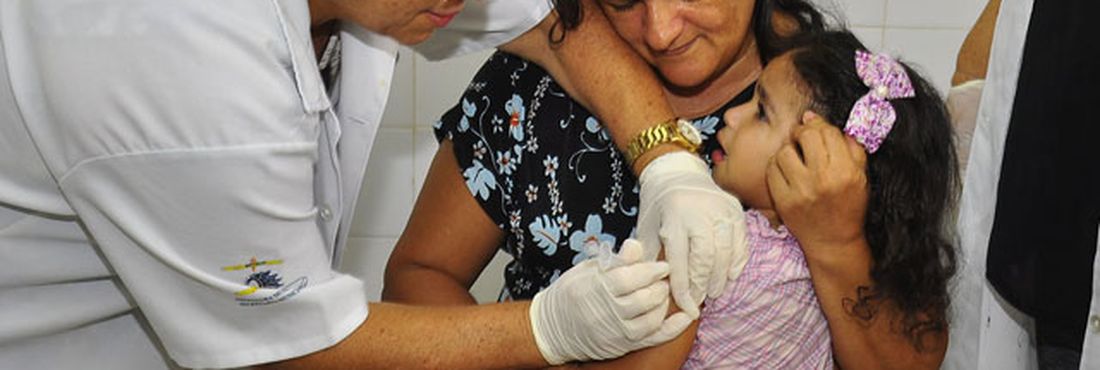 Imunização tem como público crianças de 6 meses a 5 anos de idade