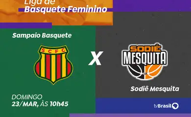 Brasília (DF) 20/03/2025 - Liga de Basquete Feminino: TV Brasil acompanha Sampaio Basquete X Sodiê Mesquita. Foto: Tv Brasil/Divulgação