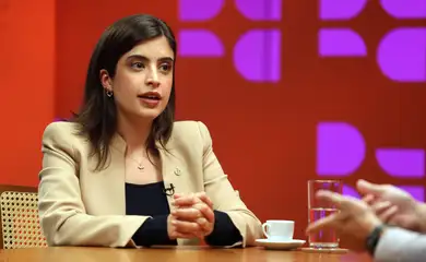 Brasília (DF), 21/10/2025 - Deputada Federal  Tábata Amaral, participa do programa DR com Demori. Foto: Valter Campanato/Agência Brasil