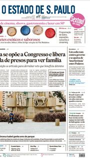 Capa do Jornal O Estado de S. Paulo Edição 2024-04-12