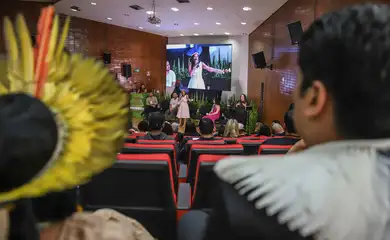 Brasília (DF), 29/08/2023, Encontro Povos Indígenas e Justiça de Transição – memória, verdade, reparação e não-repetição, na Universidade de Brasília (UnB).  Foto: Antônio Cruz/Agência Brasil
