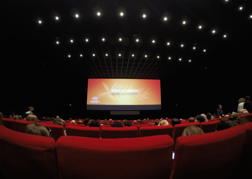 Sala de cinema no Festival de Cannes, em 2019