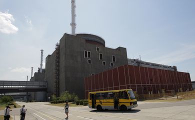 Usina nuclear de Zaporizhzhia, na Ucrânia