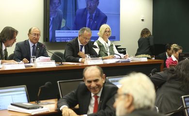 Brasília - Comissão de Reforma Política vota o relatório do deputado Vicente Cândido (Valter Campanato/Agência Brasil)