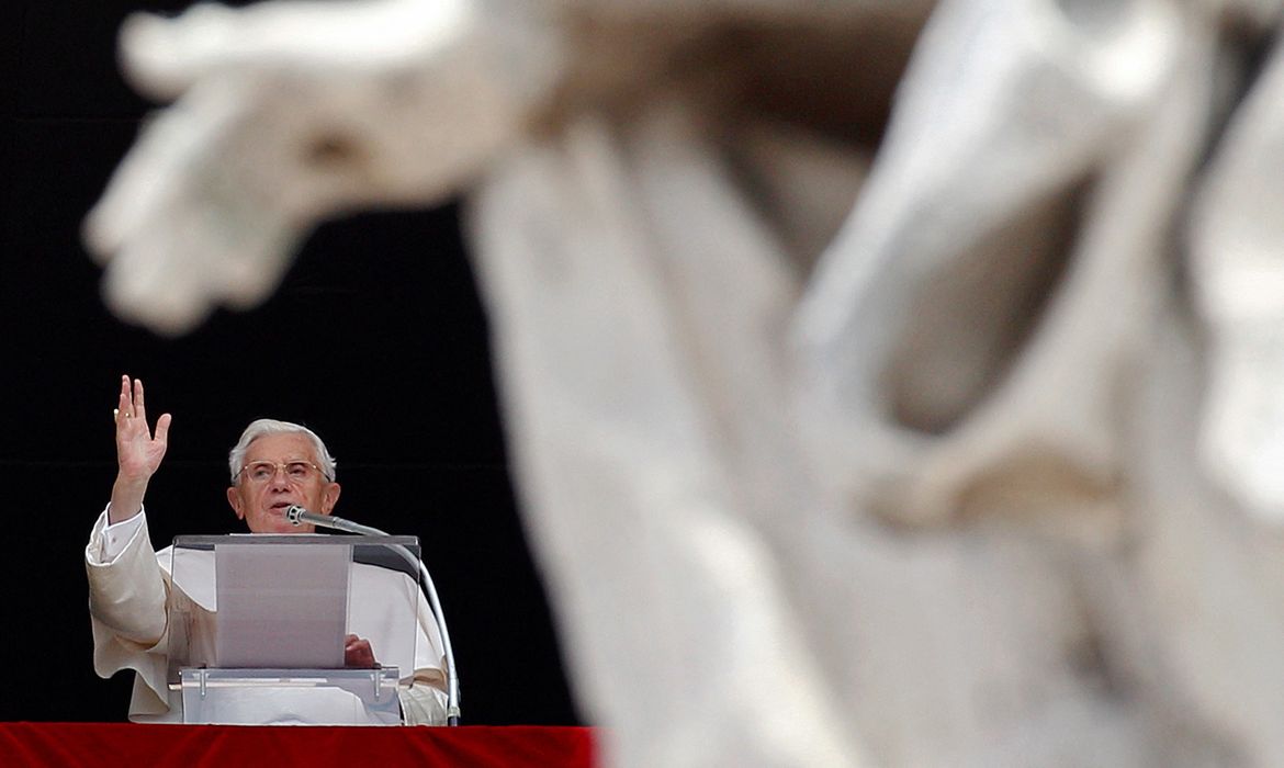 O papa emérito Bento 16 em junho de 2012 no Vaticano
