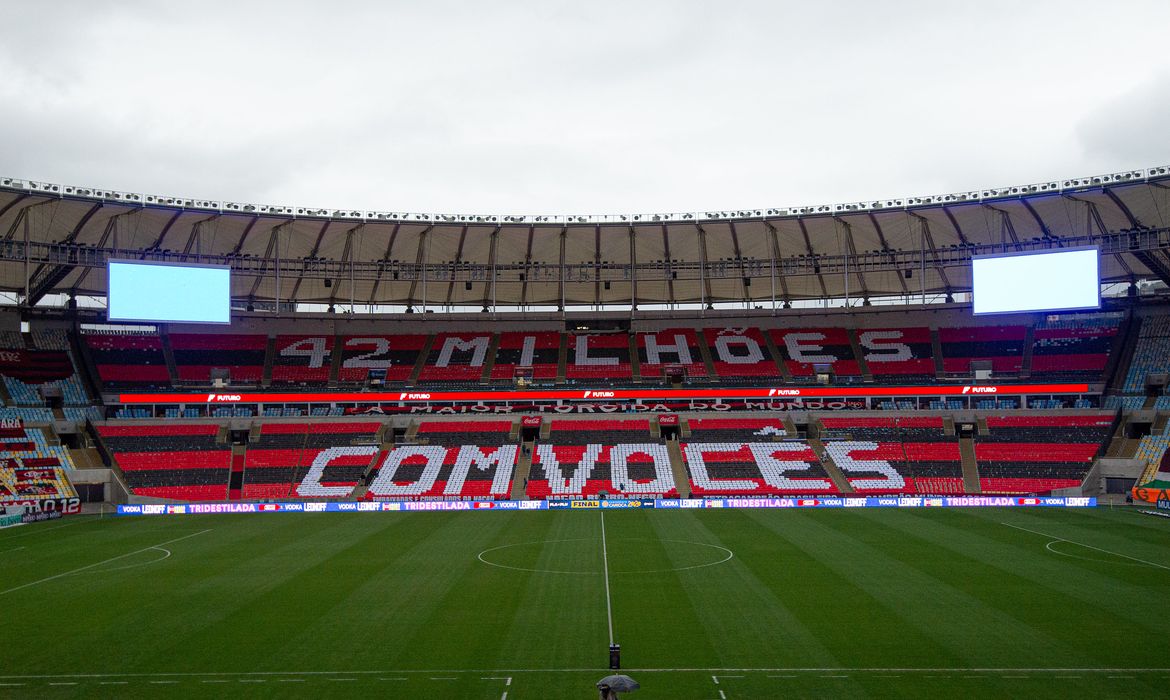 Maracanã, jogo do Flamengo - estádio - Mario Filho
