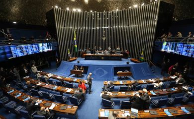 Brasília - Sessão extraordinária do Senado para votar o decreto de intervenção federal na segurança pública do Rio de Janeiro (Fabio Rodrigues Pozzebom/Agência Brasil)