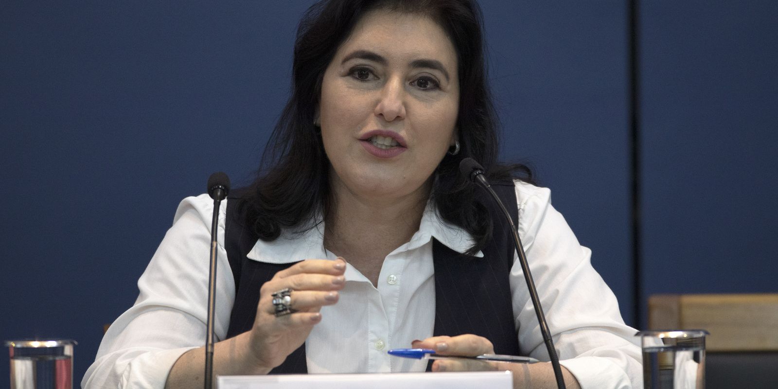 Simone Tebet diz que novo arcabouço fiscal garante investimentos